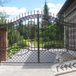 Кованые перила в стиле барокко