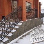 Кованые перила в стиле барокко