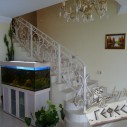 Кованые перила в стиле барокко