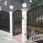 Кованые перила в стиле барокко